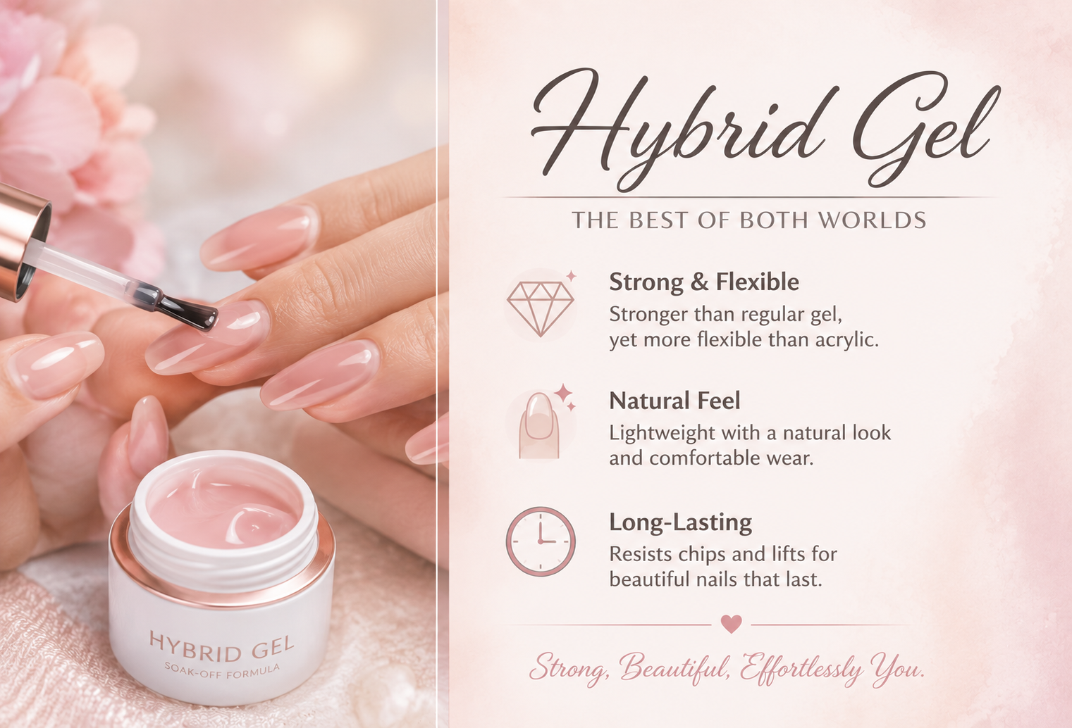 Hybrid Gel/Poly Gel